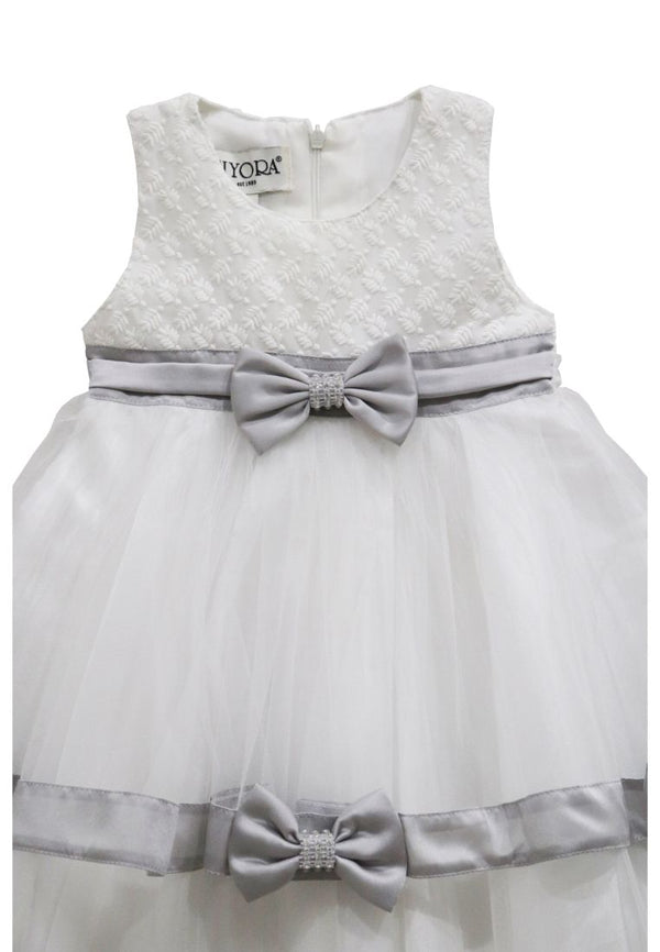 Madelyn Silver Baby Dress